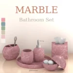 Kaziecc ~ Marble Bathroom Set
