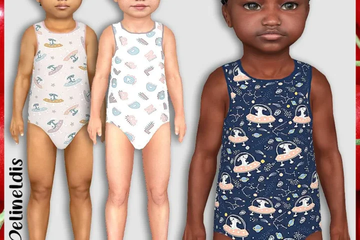Toddler Space Dinos Bodysuits