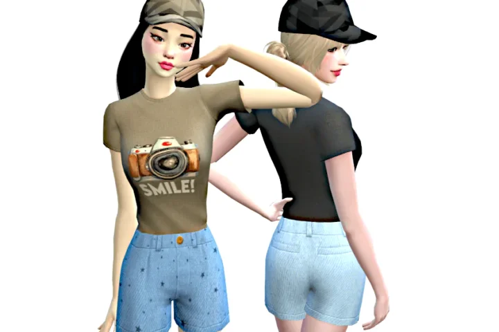 Rin Outfit - Shorts - 12 Swatches
