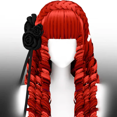 【SUSHI77】S321 Crown Braided Princess Wind Spiral Long Curly Hair
