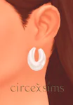 Crescent Hoop Earrings - Stillshine Collection
