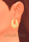 Crescent Hoop Earrings - Stillshine Collection