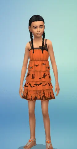 Little Pumpkin Nightfall Dress Base Game