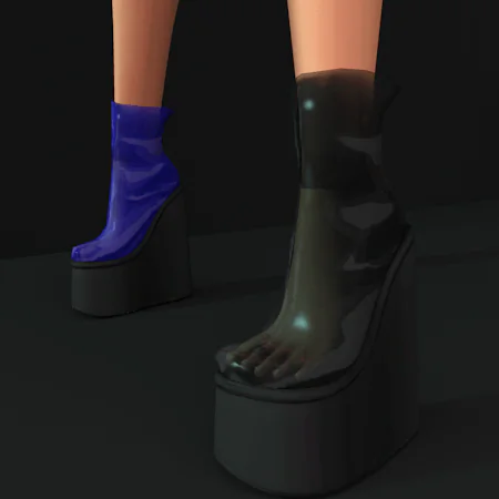 SAVAGE COLLECTION - ANKLE PLATFORM BOOTS V.2