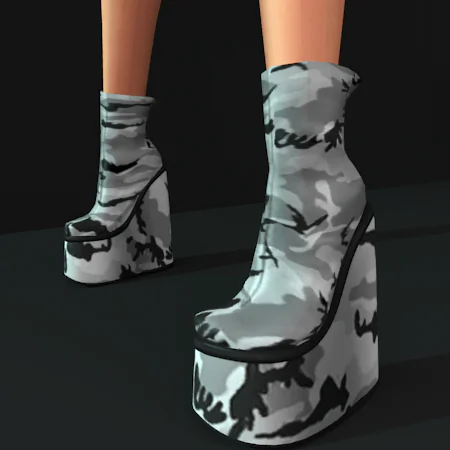 SAVAGE COLLECTION - ANKLE PLATFORM BOOTS V.1