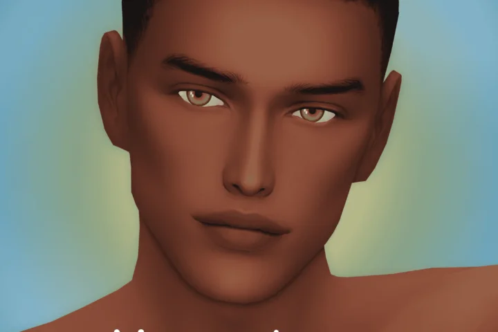 Minimalist-CC Moonstone Eyes | Maxis Match Eyes (Male) | 14 Swatches