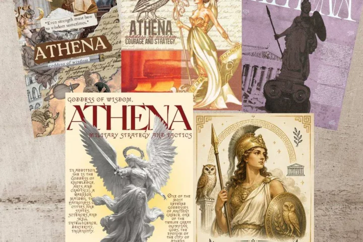 Athena: The Eternal Strategist 5‑Print Collection