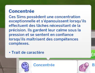 Focused trait