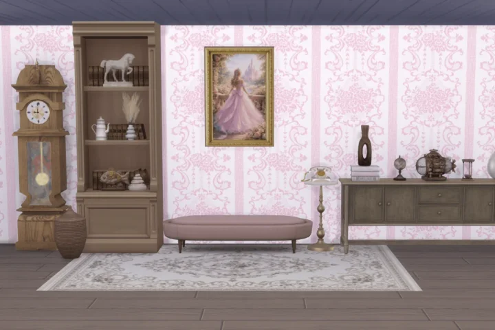 Touch of vintage romance wallpaper