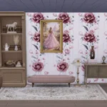 Touch of vintage romance wallpaper