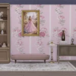 Touch of vintage romance wallpaper