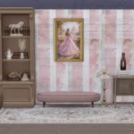 Touch of vintage romance wallpaper