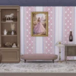 Touch of vintage romance wallpaper