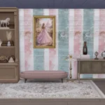 Touch of vintage romance wallpaper