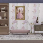 Touch of vintage romance wallpaper