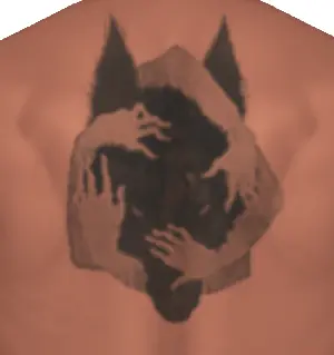 Business & Hobbies ADD ON - Tattoo Stamps - OCCULT - WEREWOLF