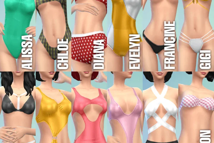 IDxA Swimsuit Collection Vol 1