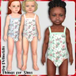 Toddler Orchids Swimsuits