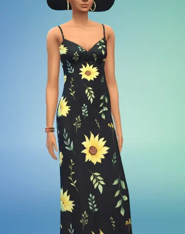 Sunflower Serenity Dress Collection Base Game