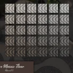 Wave Mosaic Floor