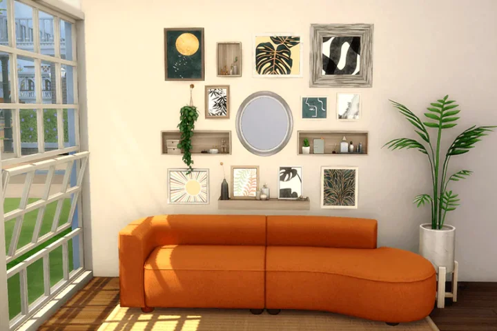 Gallery Wall with Mirror
