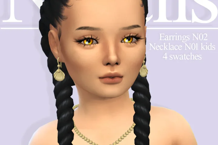 Earrings N02, Necklace N01 childⁿᵃᵗᵃˡⁱˢ