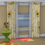 Sunflower Serenity Cottage Curtains Base Game