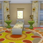Sunflower Serenity Cottage Curtains Base Game