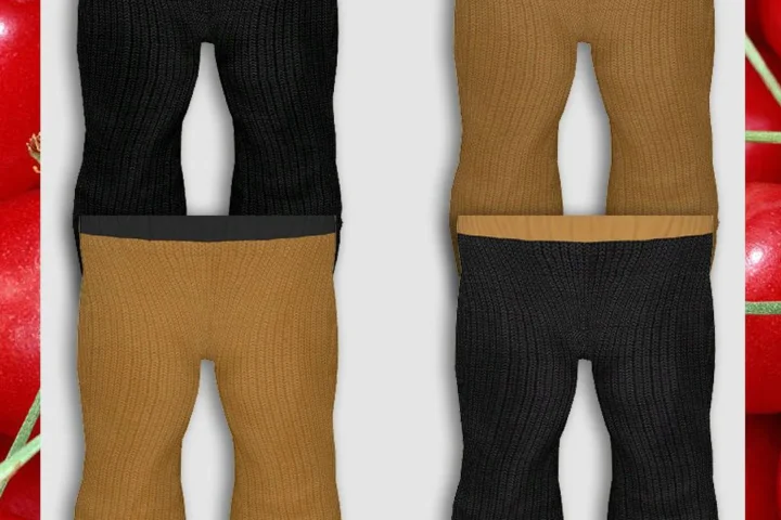 Infants Gold Luxe Pants