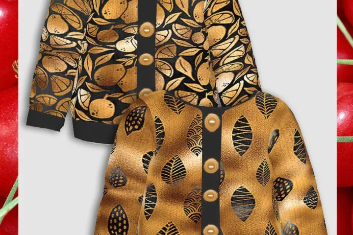 Infants Gold Luxe Cardigan