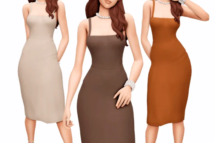 Neutral Bodycon Dress