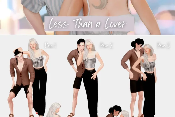 [Raspberrwhimss] Less Than a Lover Pose Pack