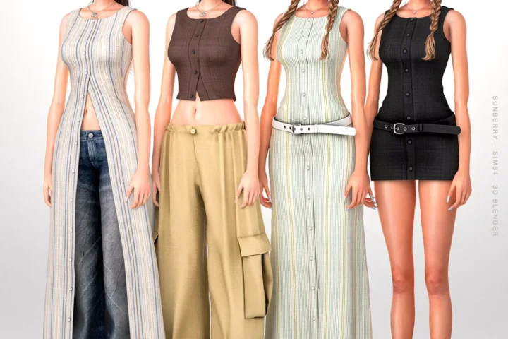 #26.41_Top&Dress 4 Set