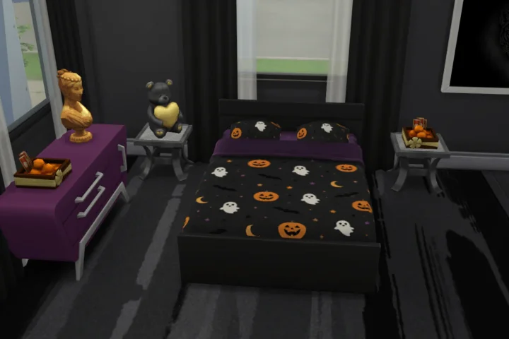 Whispers of Halloween Bed