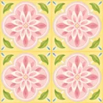 Blossom & Breeze – Pastel Heritage Floor Tile Collection