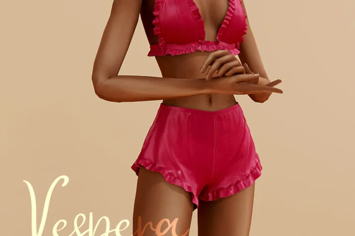 Vespera Satin Pajama Set