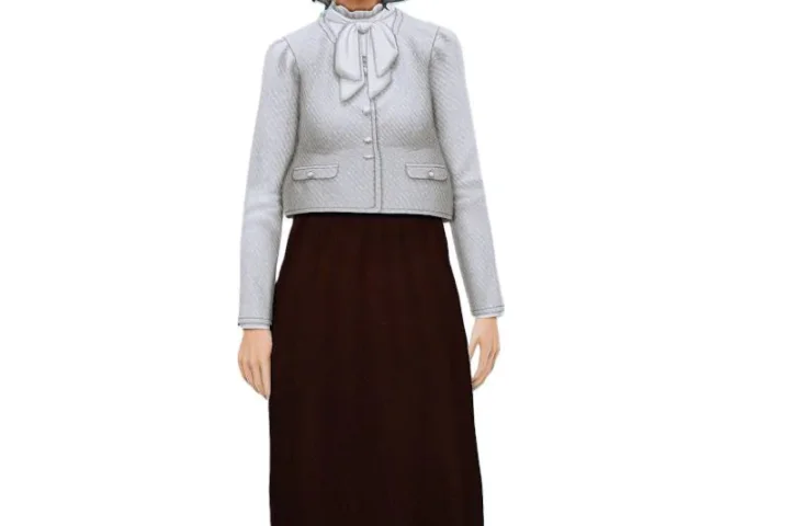 Golden Formal Skirt