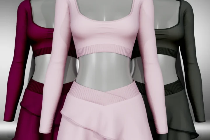 Комфортный комплект для симочек "Sadie Outfit"