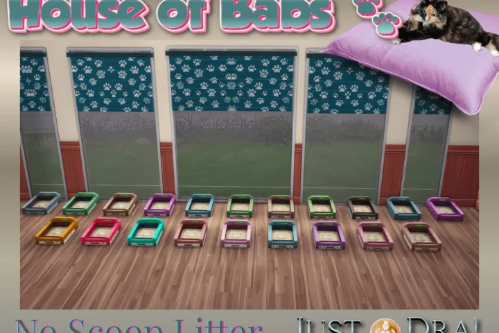 House Of Babs Pet Care Collection -Part 4 - Litter Box