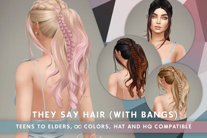 SONYASIMS - They Say Hair - Bangs Version