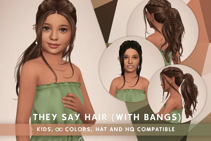 SONYASIMS - They Say Hair Kids - Bangs Version