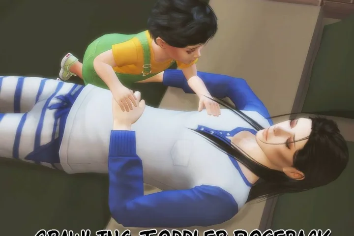[F] Crawling Toddler Posepack