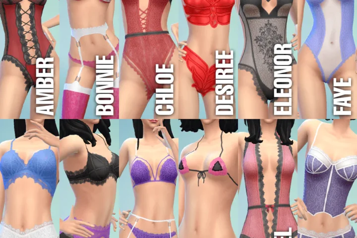 IDxA Lingerie Collection Vol 1