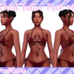 RavenBlends Chest Tattoo Pack #4