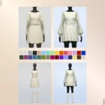 Платья для симочек "2026 Laine See-Thru Dress"