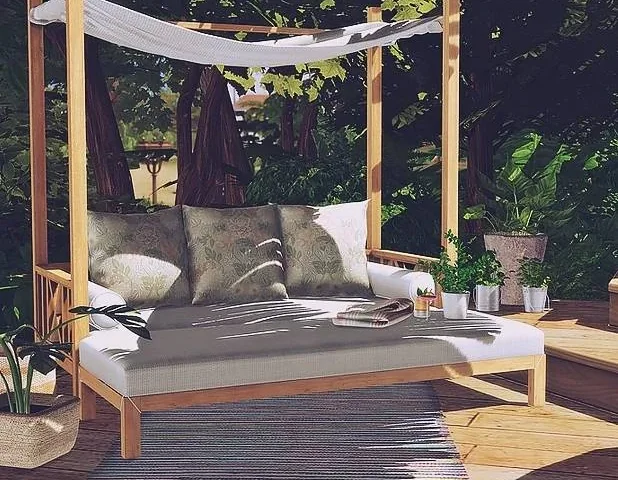 Calm Splash - Ottoman