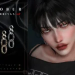 Dangling Hoop Earrings