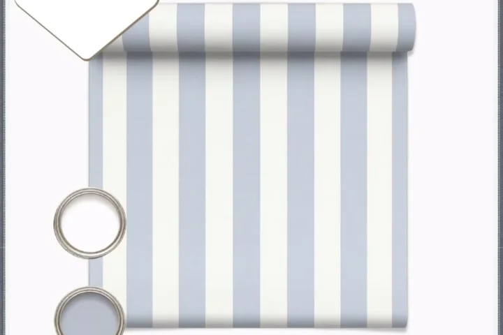 The Hamptons - Blue Stripes - Wallpapers