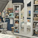 Simsphony - Cozy Crafty & Knitting Studio Bedroom