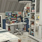 Simsphony - Cozy Crafty & Knitting Studio Bedroom